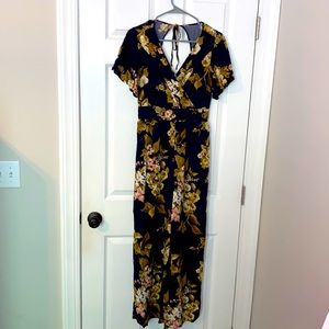 Xhilaration navy Pantsuit. Size S